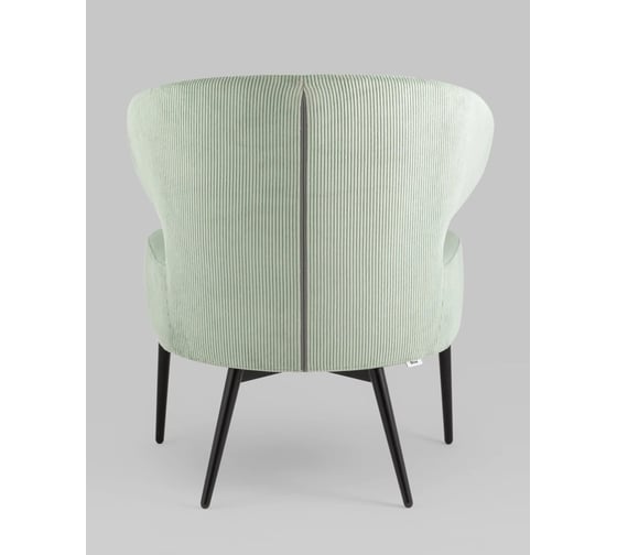 Кресло Стул Груп лаунж Royal Stripes велюр фисташковый vd-royal-v690-vl14