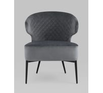 Кресло Стул Груп лаунж Royal велюр темно-серый vd-royal-b27