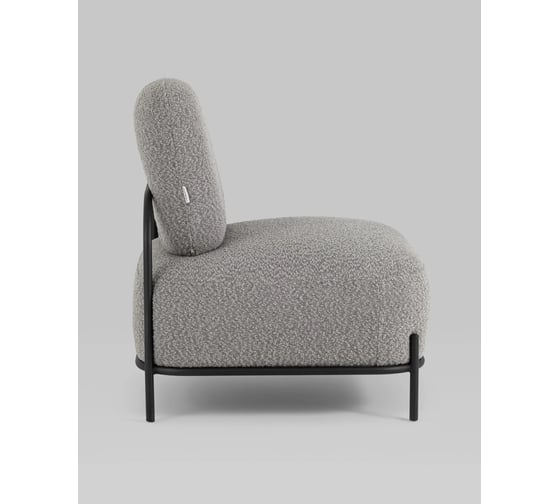 Кресло Стул Груп Стоун ткань букле серый vd-stone-grey