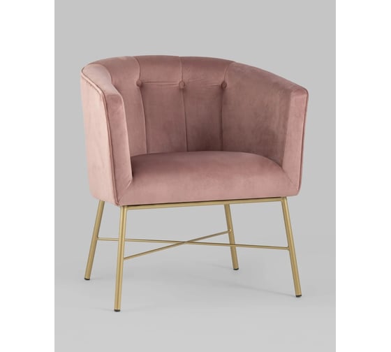 Кресло Стул Груп Шале, велюр розовый FALETTE PINK