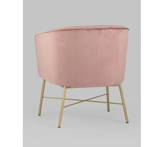 Кресло Стул Груп Шале, велюр розовый FALETTE PINK