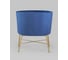 Кресло Стул Груп Шале, велюр синий FALETTE BLUE 4