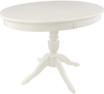 Стол деревянный Woodville Arno 106(141)х75x76 молочный патина 438328