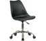 Кресло стул BRABIX Eames Mg-310 Ch, хром, пластик черный, экокожа черная 532925 1