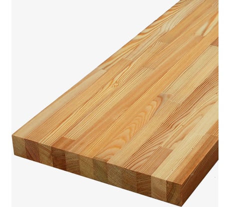 Мебельный щит MW лиственница 40x600x600 сращенный Экстра ЛЩСР25600600