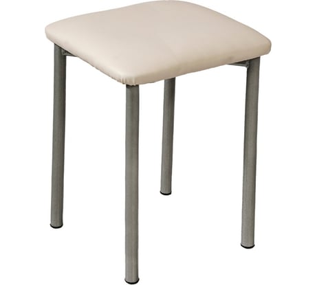 Табурет MODULE`S TYLE Усиленный 22 ваниль печать / хром ВИ0124