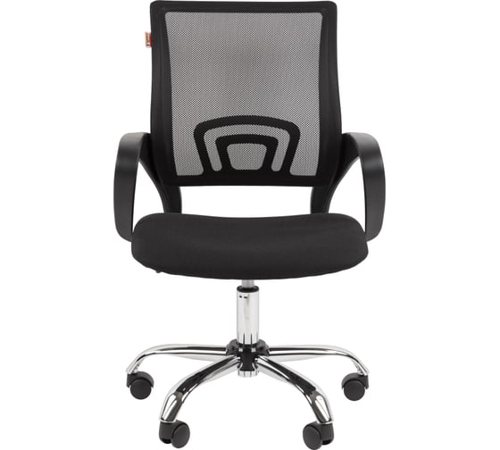 Кресло Easy Chair 304LT TC ткань черная/сетка черный, хром 2000527