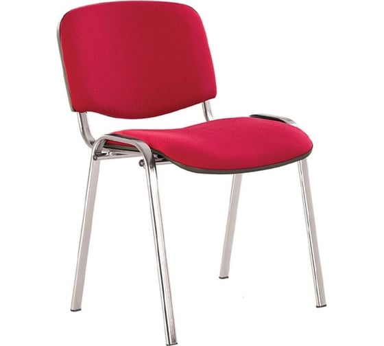 Стул Easy Chair UA Rio ИЗО хром, ткань красная C02 2028507