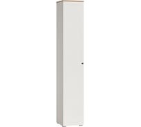 Шкаф Woodville Опра 13.227 белый PE шагрень/дуб золотой craft 560070