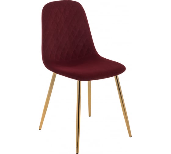 Стул на металлокаркасе Woodville Dabl wine red 11707