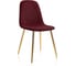Стул на металлокаркасе Woodville Dabl wine red 11707 1