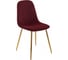 Стул на металлокаркасе Woodville Dabl wine red 11707 3