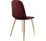 Стул на металлокаркасе Woodville Dabl wine red 11707 5