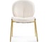Стул на металлокаркасе Woodville Kalipso 1 white / gold 15782 2
