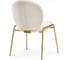 Стул на металлокаркасе Woodville Kalipso 1 white / gold 15782 4