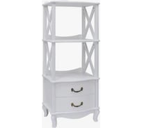 Стеллаж Woodville Джульетта 2 молочный дуб 585654