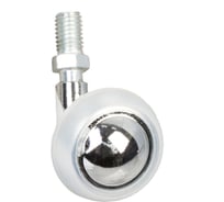 Шариковый ролик с резьбовым штифтом Стройбат 40 мм хром 1 шт 349560
