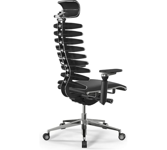 Кресло МЕТТА Equalizer B2-47D - EcoLeather(Infinity) /Hm47/Nc200/D15P/H13mL(MSS3.2Al/M26.B32.G25.W04) (Черный) z509303095