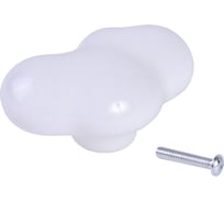Ручка Кноб Larvij белый L4.knob14WH