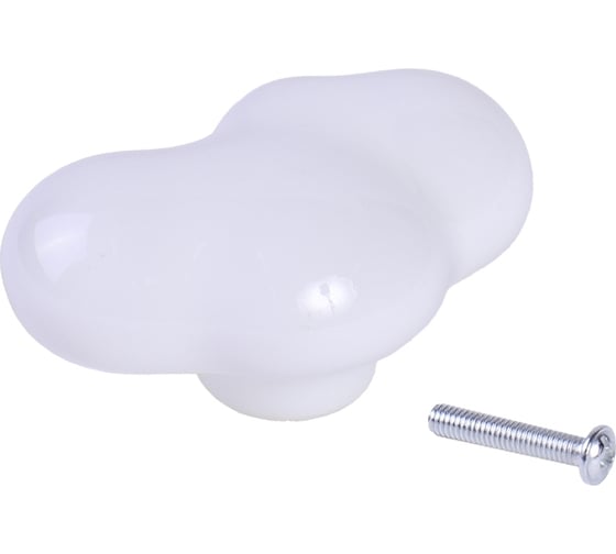 Ручка Кноб Larvij белый L4.knob14WH 1