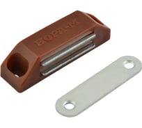 Магнитная защелка НОРА-М №2 58мм коричневая 9491