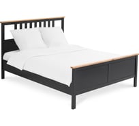 Кровать Лузалес КЫМОР 160x200 черный/светло-коричневый 5031320112