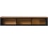 Полка навесная Лузалес КЫМОР 183x34x37 черный/светло-коричневый 5031220312 7