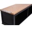 Полка навесная Лузалес КЫМОР 183x34x37 черный/светло-коричневый 5031220312 9