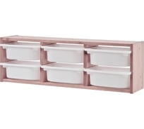 Полка навесная Лузалес СЫНОД 93x30x21 светло-белый 5041220114