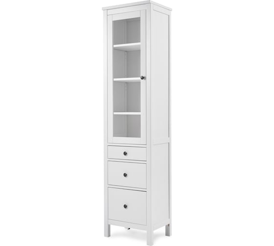 Шкаф-витрина Лузалес КЫМОР 3 ящика 49x198x37 белый 5030900203