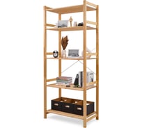 Этажерка Лузалес УДОРА 5 полок 89x210x50 светло-коричневый 5061290904