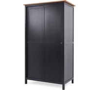 Шкаф Лузалес КЫМОР 120x197x59 черный/светло-коричневый 5030730112