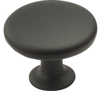 Ручка-кнопка MF H76, черная d=30 мм (алюминий) 108823v