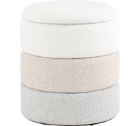 Пуф с ящиком Стул Груп Hive XS, букле бежевый 19A240S LX-8-9-10