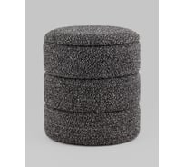 Пуф с ящиком Стул Груп Hive S, букле черный меланж 19A240L LX-3