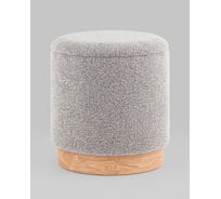 Пуф с ящиком Стул Груп Холли S, букле серый 21B810BCB-M BCB-10