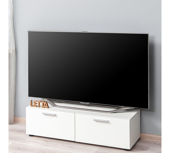 Тумба под ТВ Letta Мальта Белое гладкое 1020x293x354 L3610