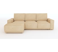 Угловой диван MZ5 Диваны Митчелл Split Светлый беж оттоманка слева 42