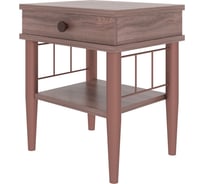 Тумба прикроватная ЛОРИ ММД 207, бронза/шимо темый Глазовский завод металлоизделий ФОРВАРД-МЕБЕЛЬ 101879