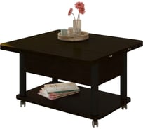 Стол-трансформер Дебют 3, Венге темный/Ножки черные Глазовский завод металлоизделий ФОРВАРД-МЕБЕЛЬ 100238