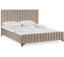 Кровать Woodville Амелия 160x200 без ПМ бежевая 539668