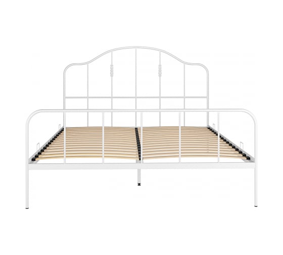 Кровать Woodville Милена 160x200 белая 539203 1