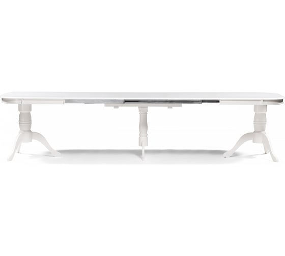Стол деревянный Woodville Louvre 160(219)х106x76 butter white 15802