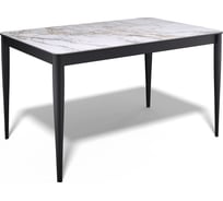 Стол KENNER KS1200, черный/керамика мрамор золотой 324442