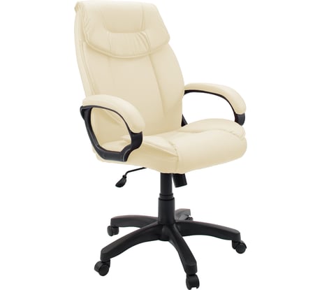 Кресло руководителя ГЕЛЕОС Бизнес кремовый Биз_крем