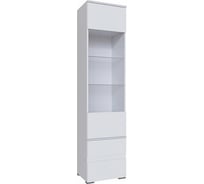 Пенал Арника с витриной Плейона, белый 00-00142774