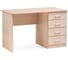 Стол письменный Woodville СП4 120x63x75 дуб молочный 318909 1
