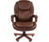 Офисное кресло CHAIRMAN 408 натуральная кожа/экокожа коричневая мультиблок 00-07163870