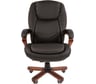 Офисное кресло CHAIRMAN 408 натуральная кожа/экокожа черная мультиблок 00-07163871