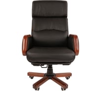 Офисное кресло CHAIRMAN 417 натуральная кожа/экокожа черная мультиблок 00-07163857